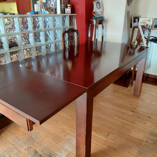 Neoclassical solid cherry dining table like new