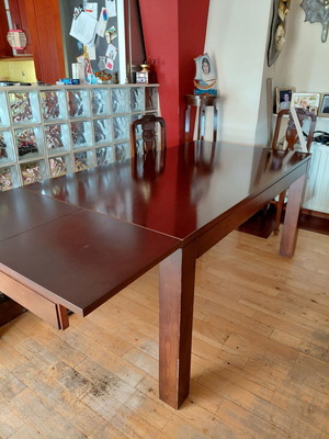 Neoclassical solid cherry dining table like new