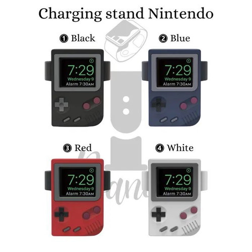 Nintendo Apple Watch Charger Stand compatible with Ultra SE 11 10 9 8 7 6 5