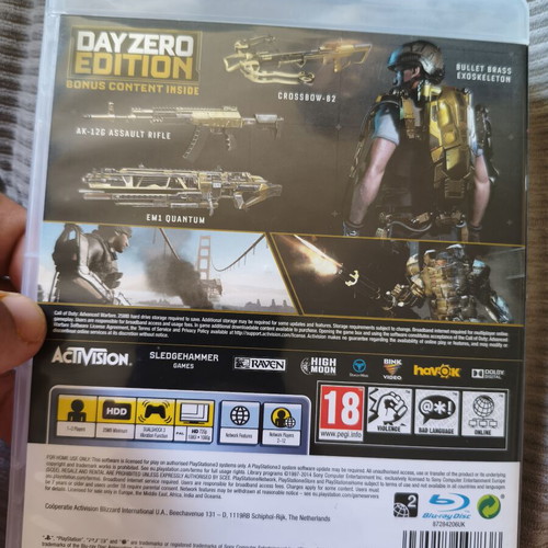 Call of Duty Advanced Warfare Day Zero Edition PS3 used