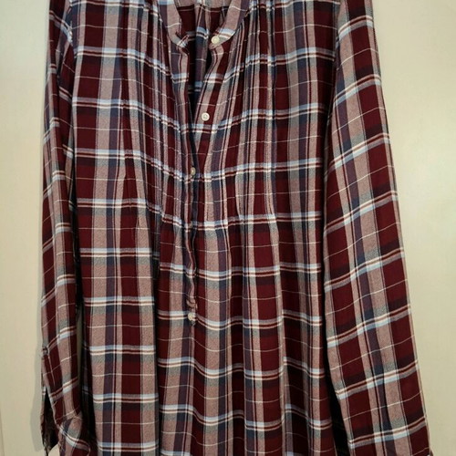 GAP checked shirt size large like new
