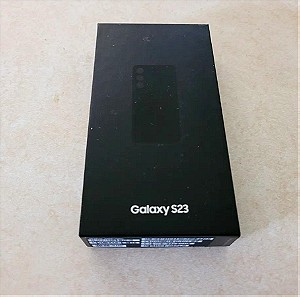 Samsung Galaxy S23 5G Dual SIM (8GB/128GB) Phantom Black+ Φορτιστής SUPER CHARGE+Θήκη Προστ.+Τζαμάκι