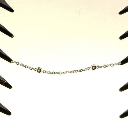 Thin silver chain bracelet brand new