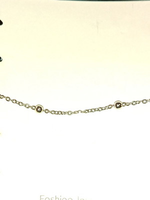 Thin silver chain bracelet brand new