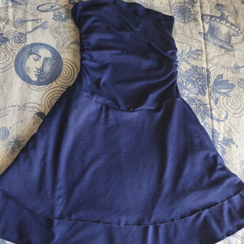 Shein blue strapless dress like new