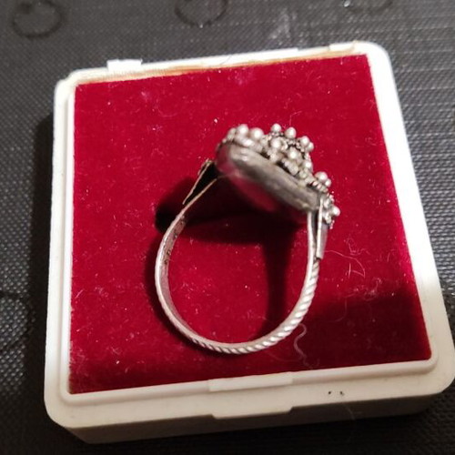Ring very old handmade like new, silver No 56