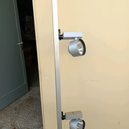 Lighting bars used, set of 2, length 215 centimeters