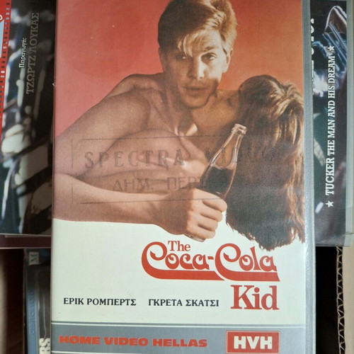 collectible video cassette Coca Cola Kid