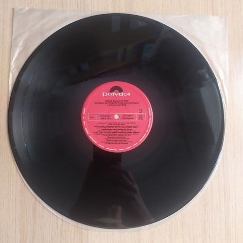 Great Balls Of Fire Original Motion Picture Soundtrack vinyl like new, rock