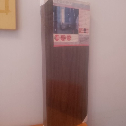 Spaceo Wooden Bathroom Shelf like new, 60x23.5 cm, dark brown