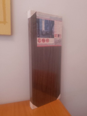 Spaceo Wooden Bathroom Shelf like new, 60x23.5 cm, dark brown