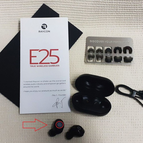 Raycon E25 True Wireless Earbuds like new