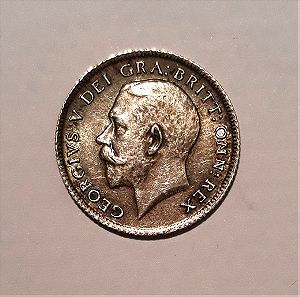 UNITED KINGDOM 1913 - 6 Pence - George V  **SILVER**