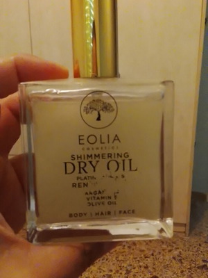 Eolia Cosmetics Shimmering Dry Oil like new for body hair face