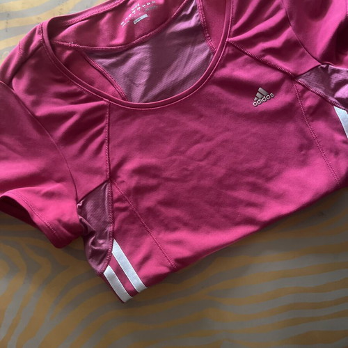Adidas Climacool women's sports shirt, size S, fuchsia