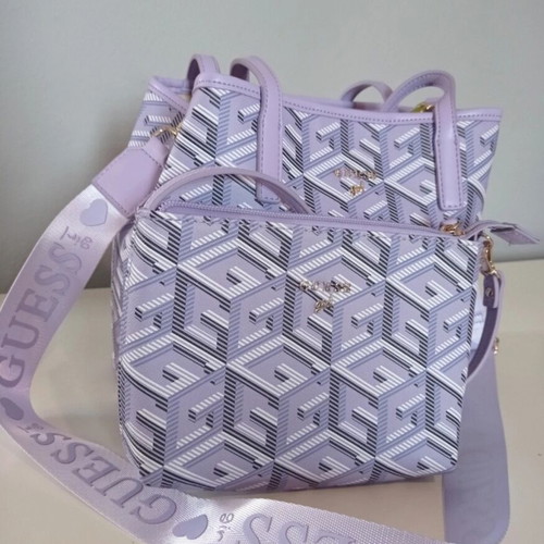 Guess crossbody bag new purple with pouch