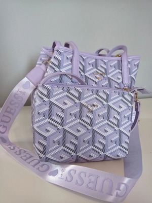 Guess crossbody bag new purple with pouch