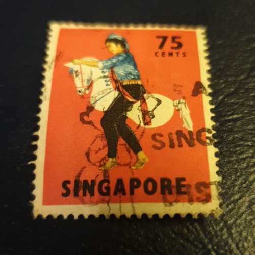 Singapore stamp 1968 75c used