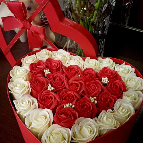 Soap leaf roses new decorative