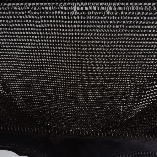 Edwardian Art Nouveau Gunmetal Chainmail Mesh Evening Bag used