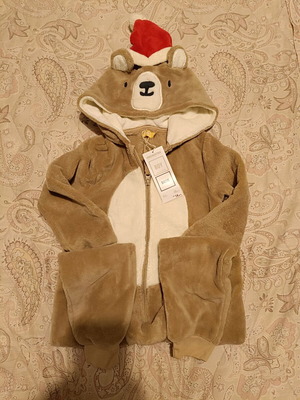 Christmas bear onesie Orchestra new for 5 years old