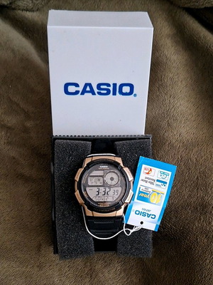 Ανδρικό ρολόι Casio, χρυσό χρώμα