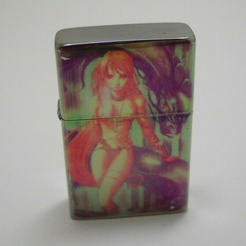 Team Pistol 2004 vintage windproof petrol lighter unused