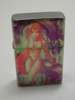 Team Pistol 2004 vintage windproof petrol lighter unused