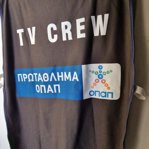 TV Crew Vest used, OPAP Championship authentic