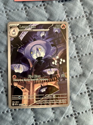 Lampent 102/086 Pokemon card White Flare