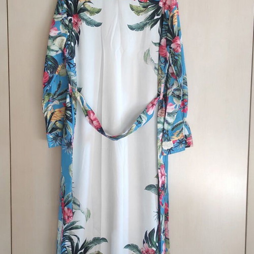 Long floral dress Shein like new, multicolored