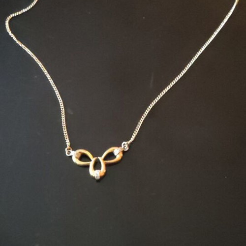 Gold pendant 18K new, 4.8g, length 41cm