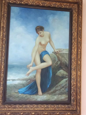 Oil painting on canvas 1.16x0.83 m