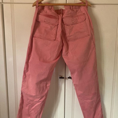 Abercrombie & Fitch denim jeans slim fit dark pink W34 L32 like new