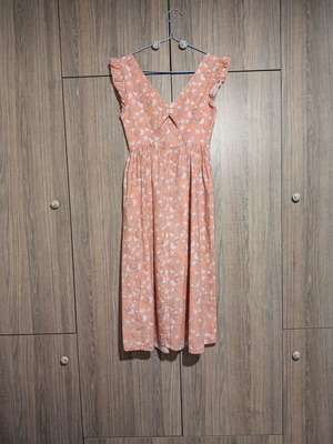 Milkwhite Midi Dress like new, pink, size M