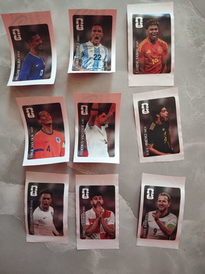 Panini FIFA World Cup 26 collectible stickers set of 9 new