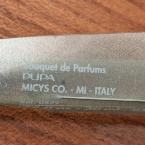 Vintage PUPA Rose Nuage Flower perfume used