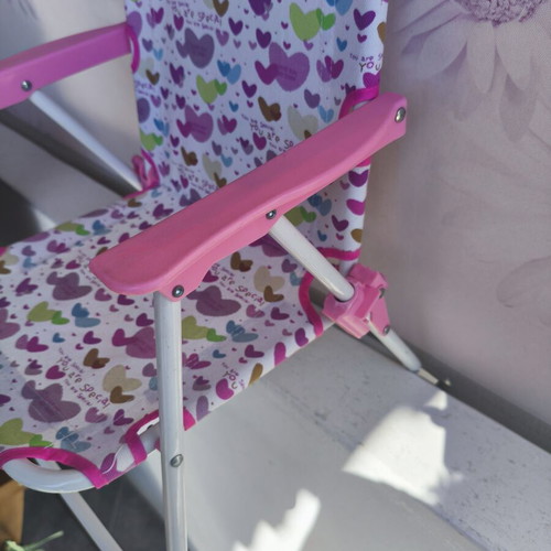 Folding children's chair used
