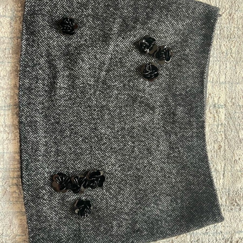 Zara gray mini skirt herringbone like new