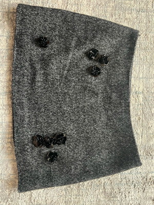 Zara gray mini skirt herringbone like new