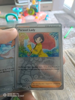Pokemon Parasol Lady (PAR 169) like new, Paradox Rift Holo