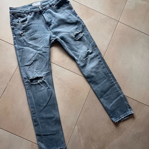 Bershka Skinny Jean like new, gray, size 42 EUR