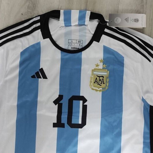 Argentina National Team 2022 World Cup Messi Jersey adidas