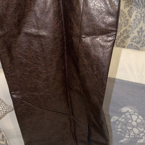 Reserved long skirt with slit, brown, small, new