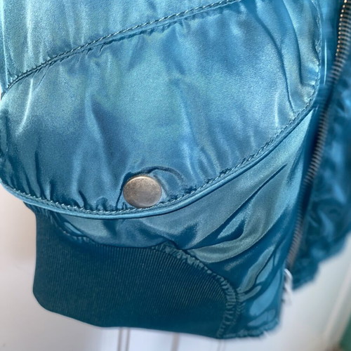 Bomber vest Pull & Bear turquoise size XS like new