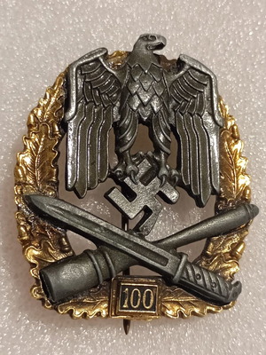 Nazi Germany General Assault Badge replica, new