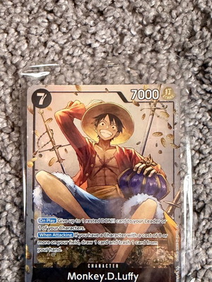 OP13 Luffy promo card new, sealed