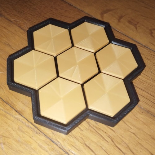 3D printed James Webb telescope coaster, 10cm