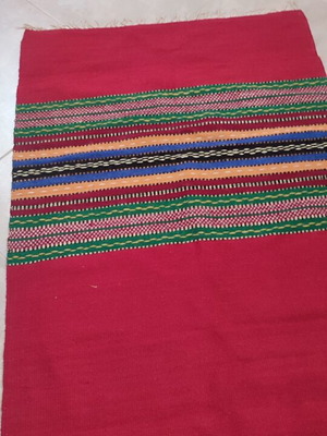 Handwoven wool kilim loom 1.55 x 64 in new condition