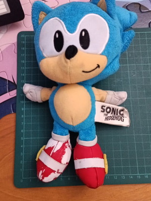 Λούτρινο Sonic The Hedgehog μεταχειρισμένο